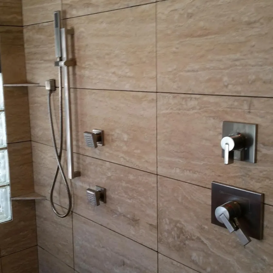 Shower fixture installation for Water Heater Replacement in Brownfield